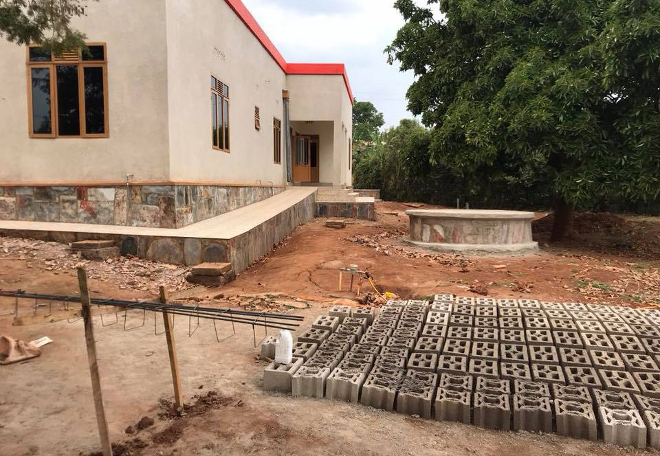 Image of medical clinic being built in Rwanda